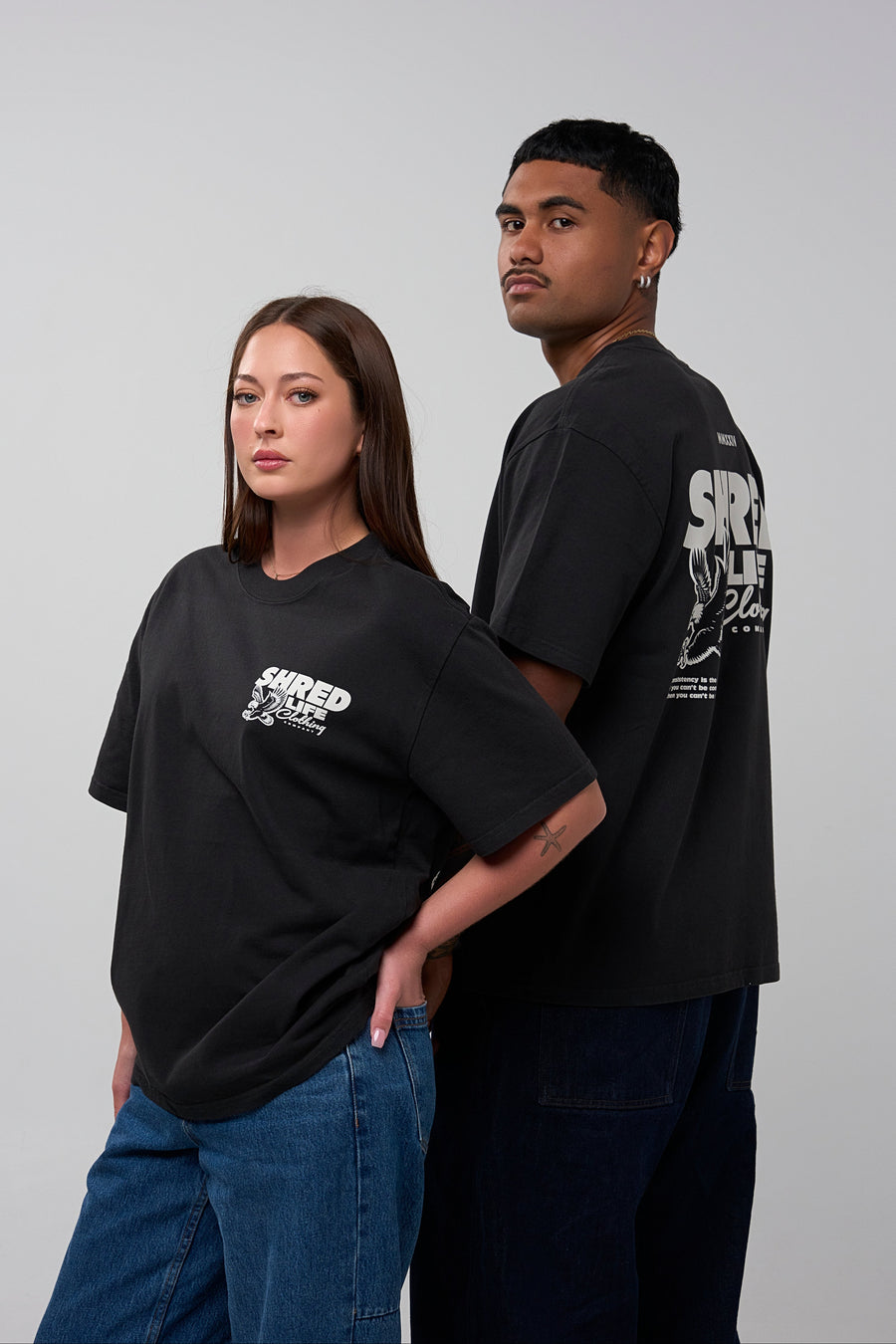 KEY TO CONSISTENCY TEE - FADED BLACK