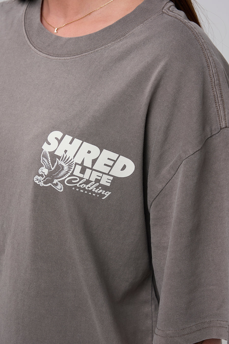 KEY TO CONSISTENCY TEE - FADED GREY