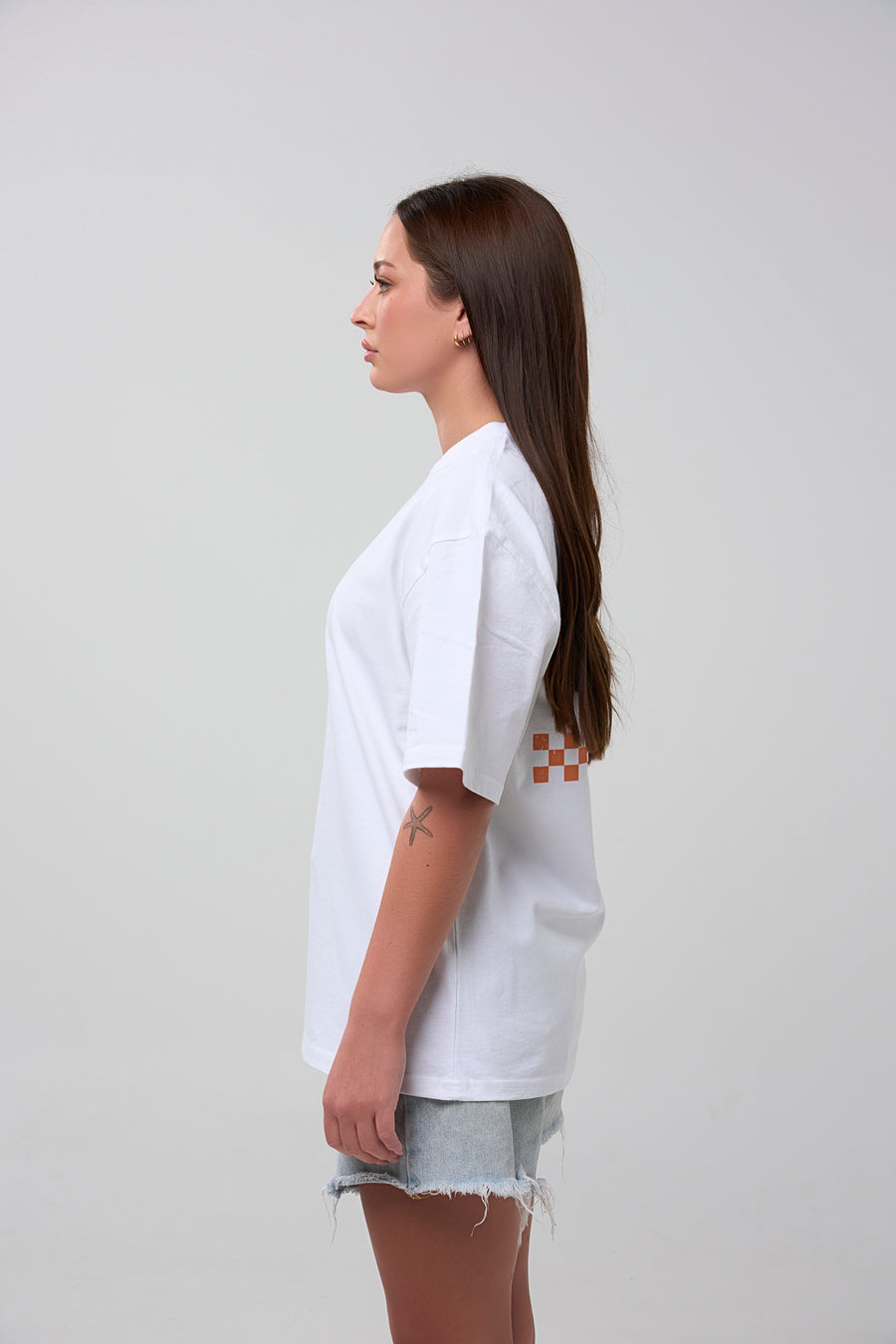 NINETIES TEE - FADED WHITE