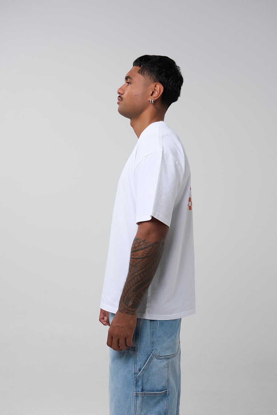 NINETIES TEE - FADED WHITE