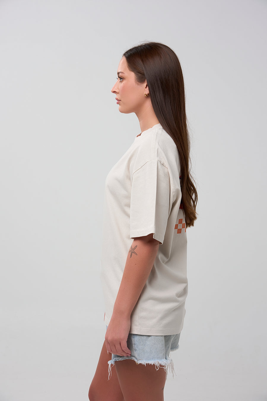 NINETIES TEE - FADED BONE