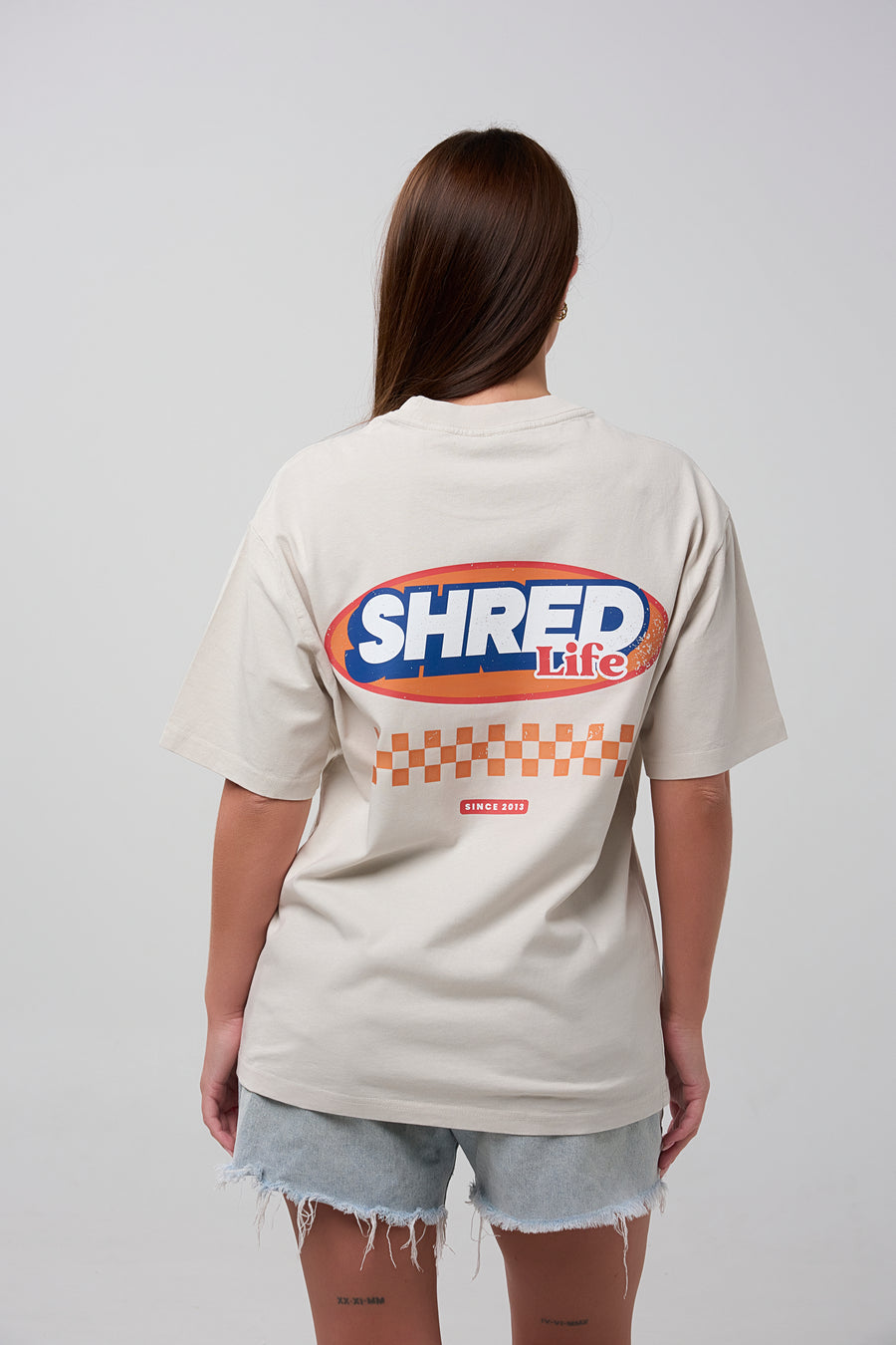 NINETIES TEE - FADED BONE