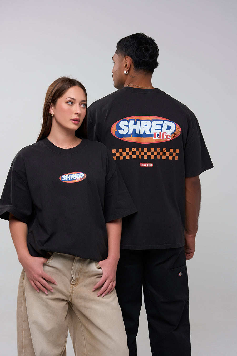 NINETIES TEE - FADED BLACK