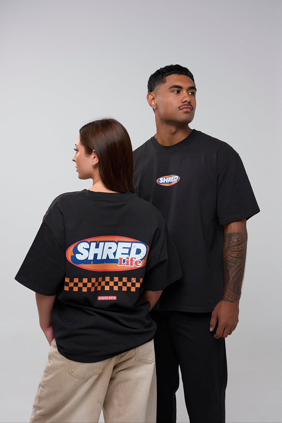 NINETIES TEE - FADED BLACK