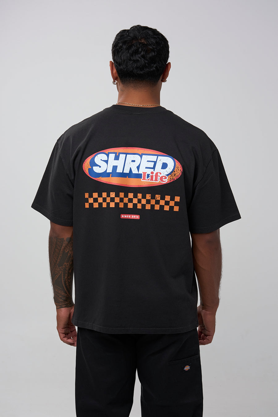 NINETIES TEE - FADED BLACK