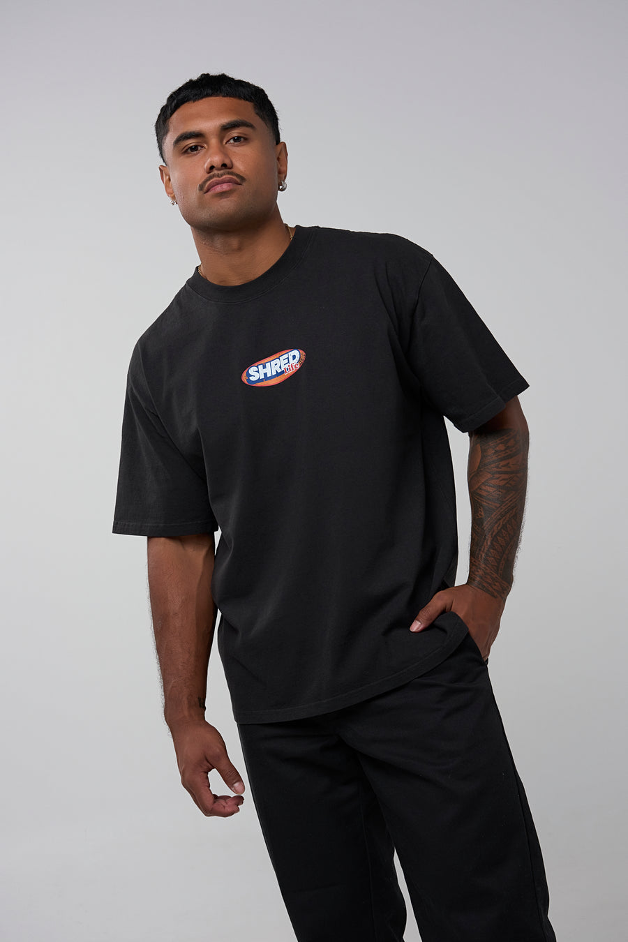 NINETIES TEE - FADED BLACK