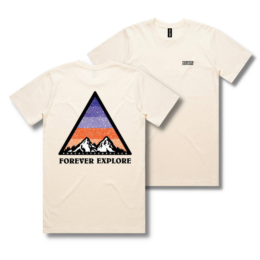 FOREVER EXPLORE TEE - OFF WHITE