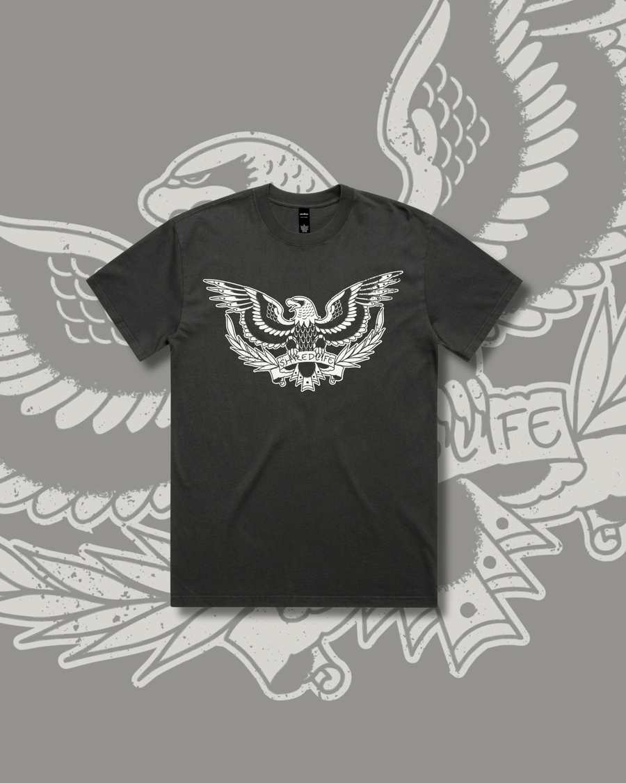 TRAD EAGLE - HEAVY FADED COAL